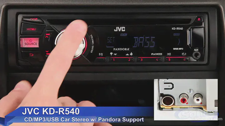 JVC KD-R540 Car Stereo | iPod & iPhone Ready w/ Pandora Support