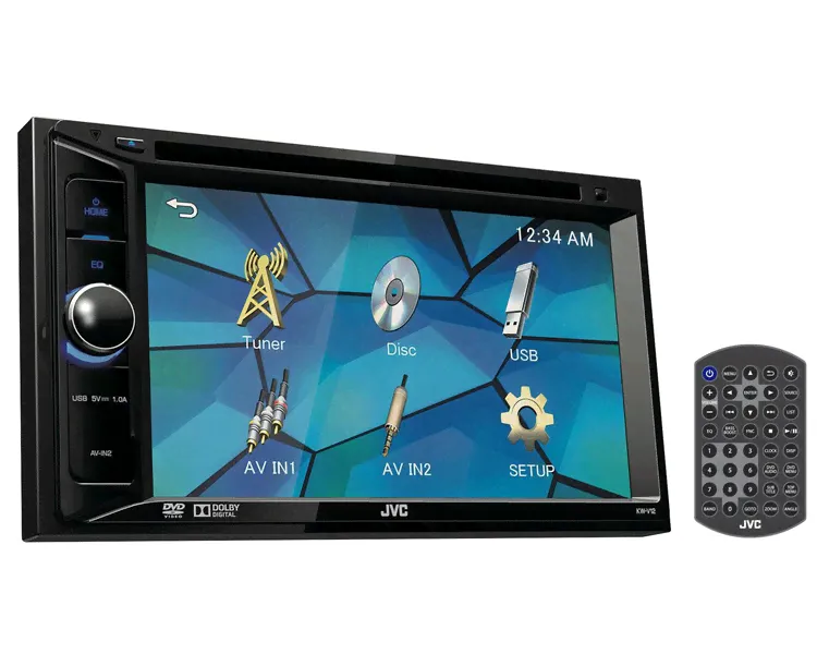 Автомагнитола JVC KW-V12 DVD (2din с экраном)-1