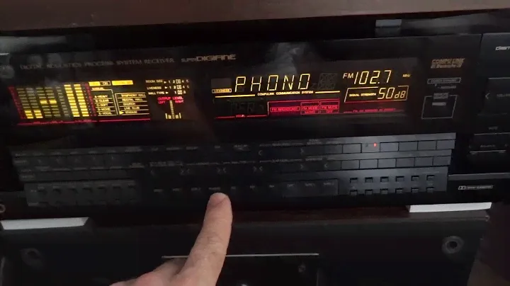 DEMO JVC RX-1001V JAPANESE HI-FI STEREO RECEIVER JVC RX-1001V IN 2011