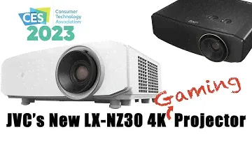 JVC's New LX-NZ30 4K Laser Gaming Projector Launches at CES 2023!