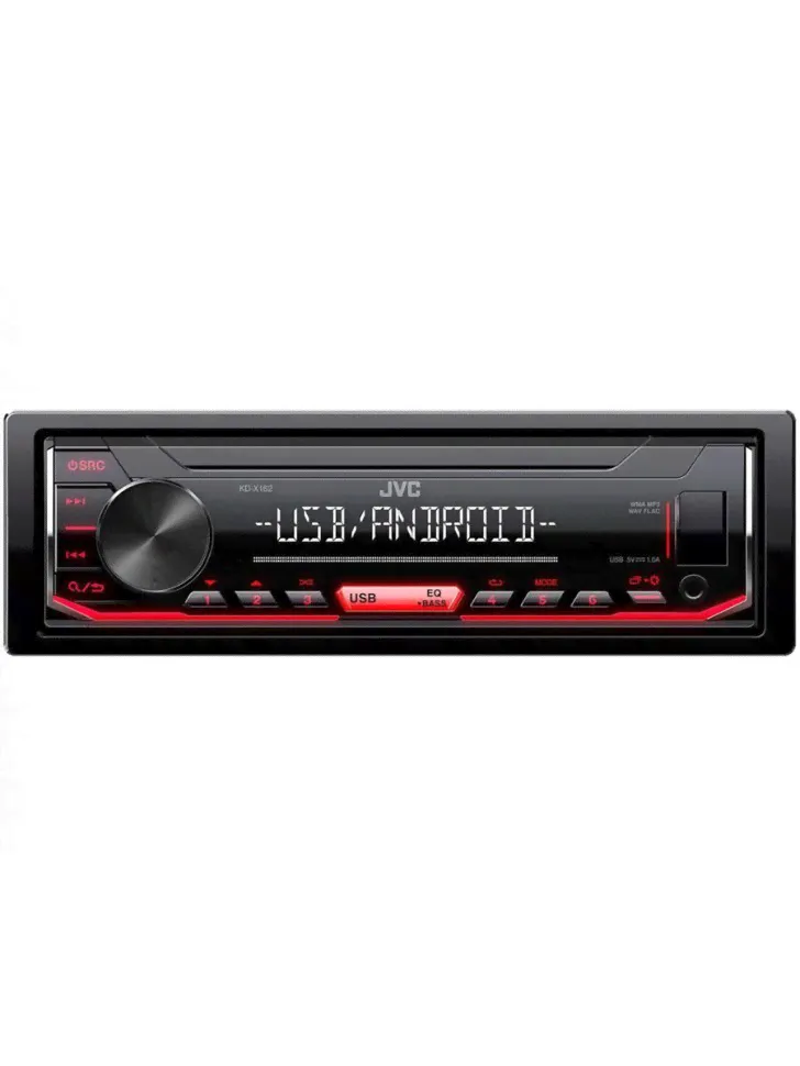 Магнитола (головное устройство) 1Din JVC KD-X162