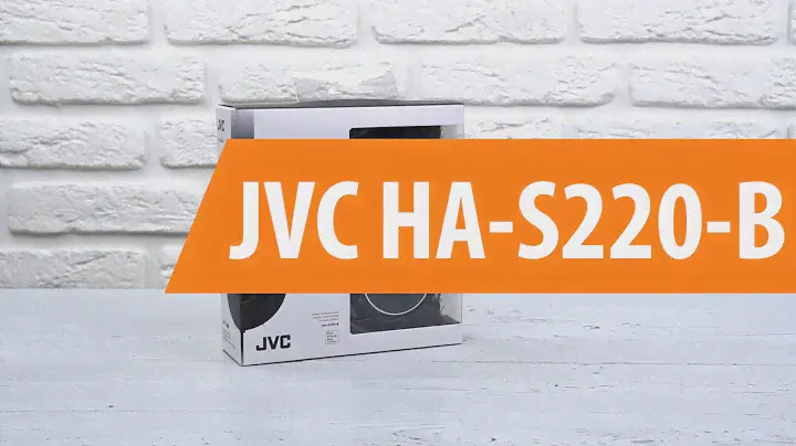 Распаковка наушников JVC HA-S220-B / Unboxing JVC HA-S220-B