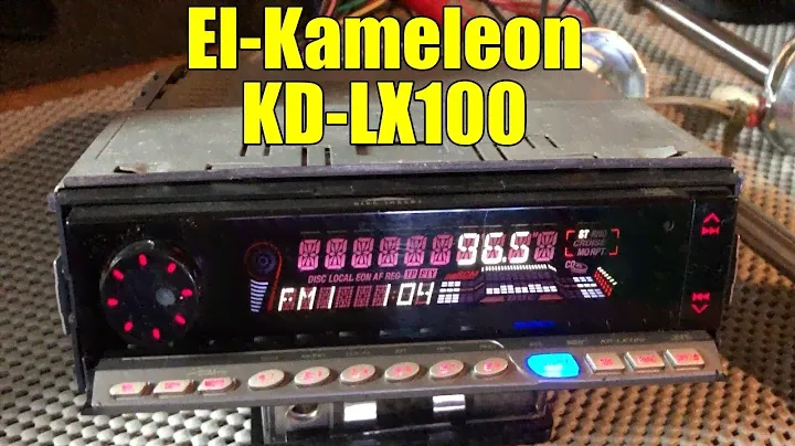 Old School! JVC KD-LX100 El Kameleon