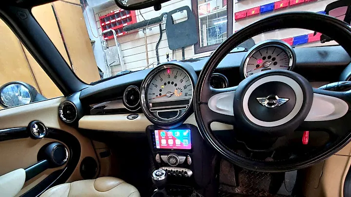 Mini Cooper R56 2007 JVC KW M560BT 6.8" Car Stereo With USB Bluetooth Apple CarPlay Android Auto
