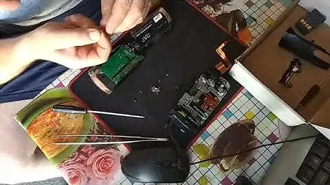Замена шлейфа на видеокамере (JVC -MS120BER)