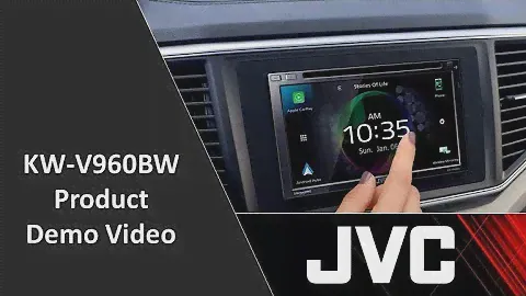 JVC KW-V960BW DVD Multimedia Receiver Product Demo Video