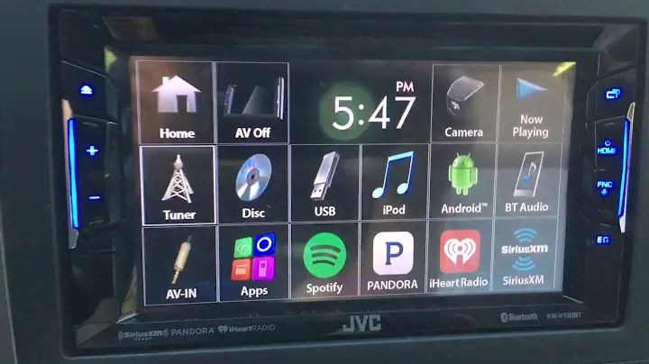 Jvc kw-v130bt bluetooth touchscreen aswc-1 steering wheel buttons back up camera