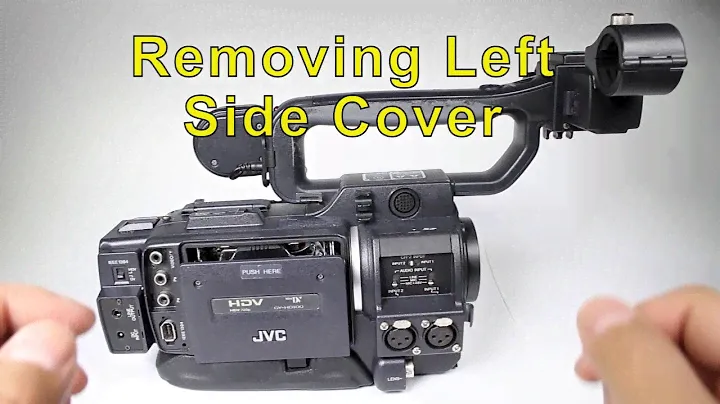 How To Disassembly Mini DV HDV Video Camera JVC GY-HD100