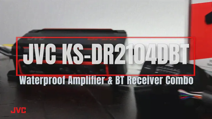 The JVC KS-DR2104DBT  Marine/Motorsports WATERPROOF amplifier and Bluetooth Receiver Combo is HERE!
