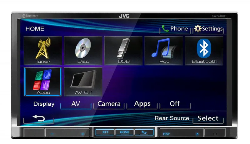 Мультимедийное устройство JVC KW-V40BTEE