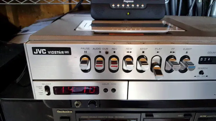 Vintage JVC-HR-330U  The world's first VHS-based VCR 1977 - TEST