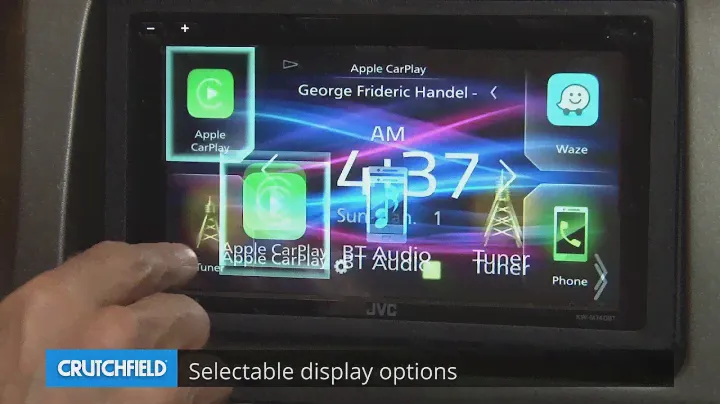 JVC KW-M740BT Display and Controls Demo | Crutchfield Video