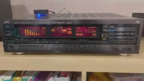 JVC RX-9V Receiver Demo - 1986 120WPC