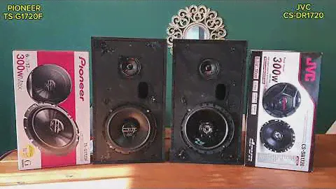 PIONEER TS-G1720F vs JVC CS-DR1720 . TEST CALIDAD SONIDO . ¿CUAL SUENA MEJOR ?