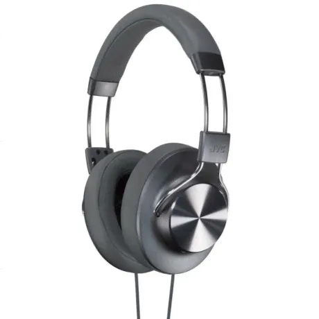 Наушники JVC проводные, модель HA-SD7-H-F, серия Hi-Res Audio. Цвет: серый.-0