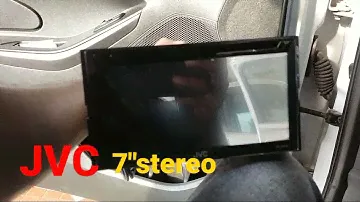 7" touch screen stereo JVC KW-340BT.                                            #modification #Diy