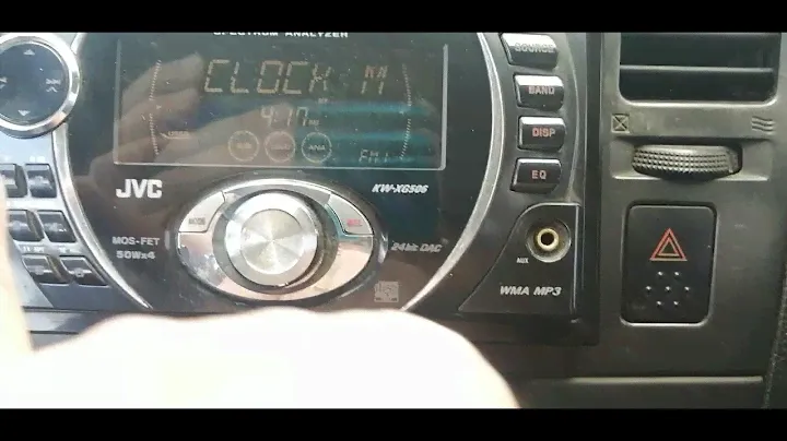 JVC настроить часы