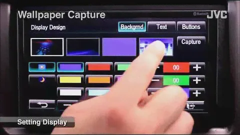 Wallpaper Capture for JVC Multimedia Receivers