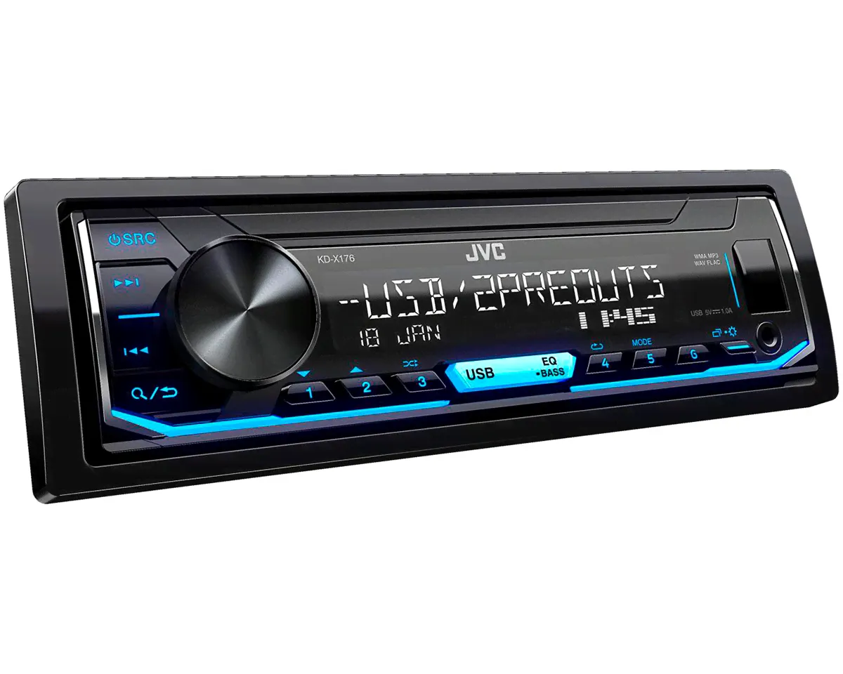 Автомагнитола JVC KD-X165 Flash-2