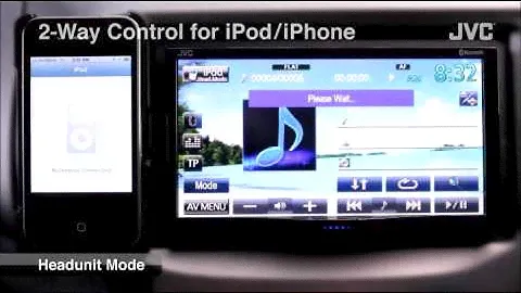 2 way Control for iPod / iPhone on JVC Multimedia Receivers