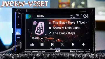 JVC KW-V25BT Бюджетная стереосистема Bluetooth с двойным DIN