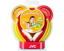 JVC Наушники проводные, 3.5 мм, красный, желтый