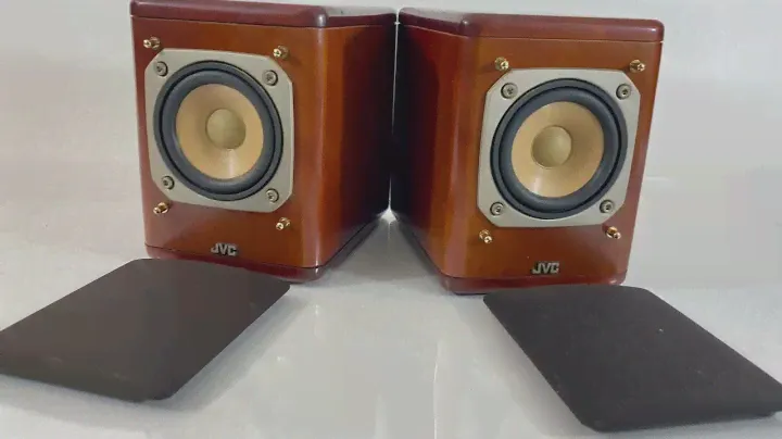 JVC SP-UX7000 Cherry Wood Mini Bookshelf Speakers 4ohm 20W