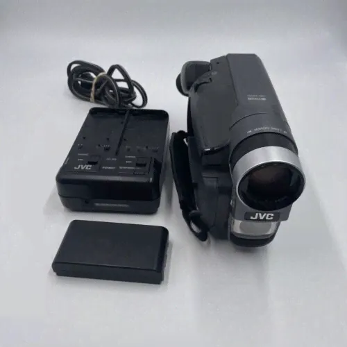 JVC Compact VHS Camcorder gr-sx851u camera charger bag
