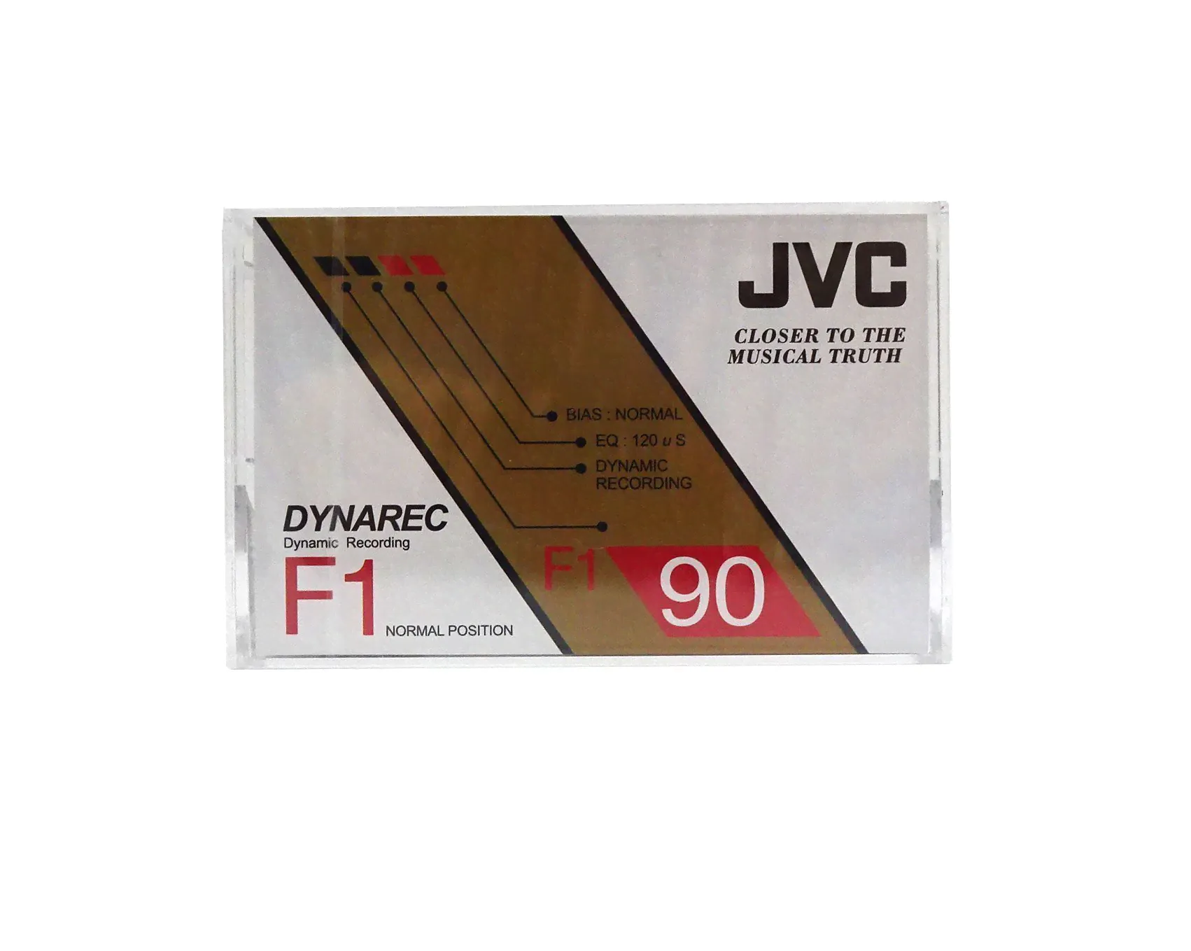 Novodel Shop Аудиокассета JVC F1/90 Dynarec, 90 мин-0