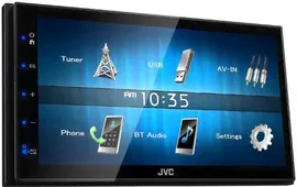 Автомагнитола JVC KW-M24BT USB MP3 FM RDS 2DIN 4x50Вт черный