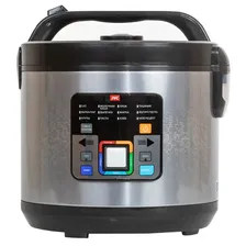Мультиварка jvc JK-MC508, 860 Вт, 5 л, 11 программ, антипригарное покрытие, серебристый с чёрным 9
