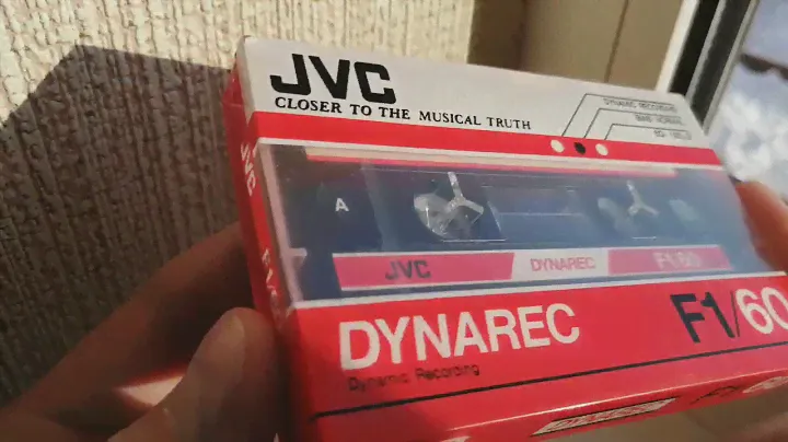 Редкая аудиокассета JVC F1. #audiocassette