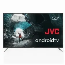 Телевизор JVC 50" LT-50M797 черный БЕЗРАМОЧНЫЙ