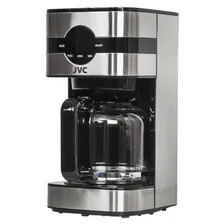 Кофеварка капельная JVC JK-CF28 1000Вт черный/серебристый