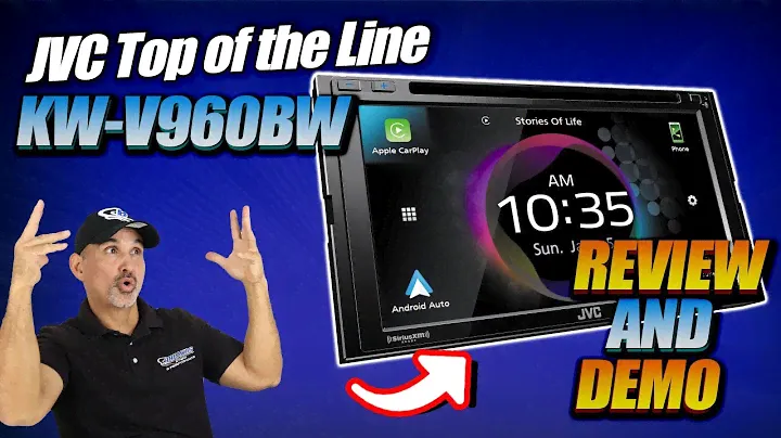 JVC KW-V960BW Car Stereo Headunit with Wireless Apple CarPlay and Andriod Auto Review and Demo