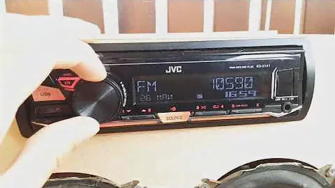 Приём на JVC KD-X141 и BAS1357