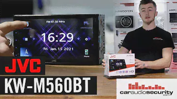 JVC KW-M560BT | Демонстрация и распаковка автомобильной стереосистемы Apple CarPlay и Android Auto | Автомобильное аудио и безопасность
