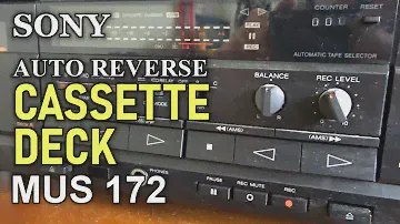 Auto Reverse double Cassette Deck (MUS 172)