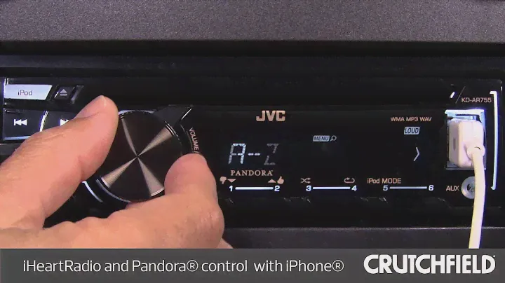 JVC KD-AR755 Display and Controls Demo | Crutchfield Video
