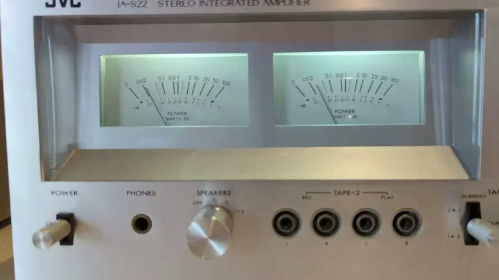 JVC JA-S22 DC Stereo Integrated Amplifier (1977-79)