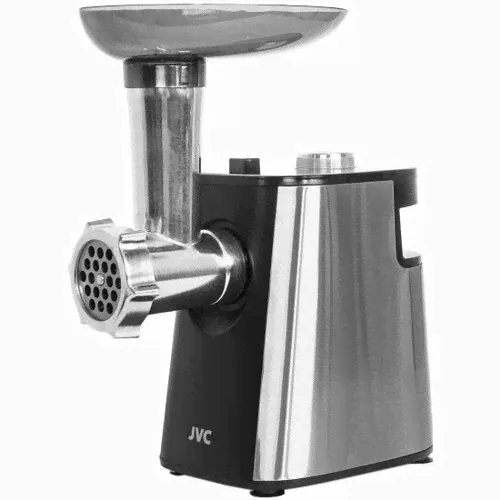 Мясорубка JVC JK-MG090 черный/серебристый серебристый, черный