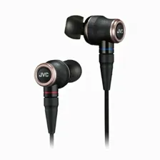 Наушники JVC проводные внутриканальные, WOOD, черный HA-FW01-F