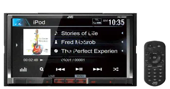 2DIN мультимедийный центр с поддержкой Bluetooth JVC KW-V420BT