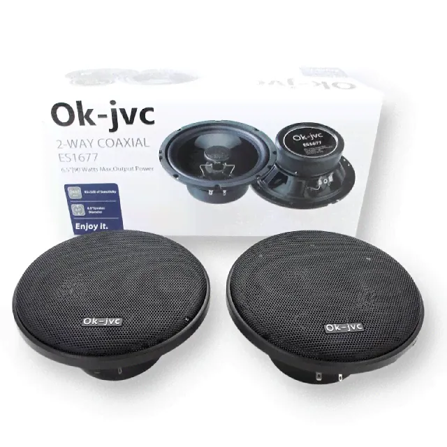 Динамики коаксиальные 16,5 см, (6.5 дюймов), 90 вт, Ok-jvc-1