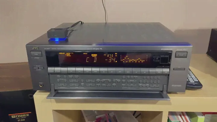 JVC RX-905V Receiver Demo - 1991 120 WPC