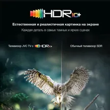 Телевизор JVC LT-43M690, 43" (109 см), 1920x1080, FullHD, 16:9, SmartTV, Wi-Fi, черный (456143)