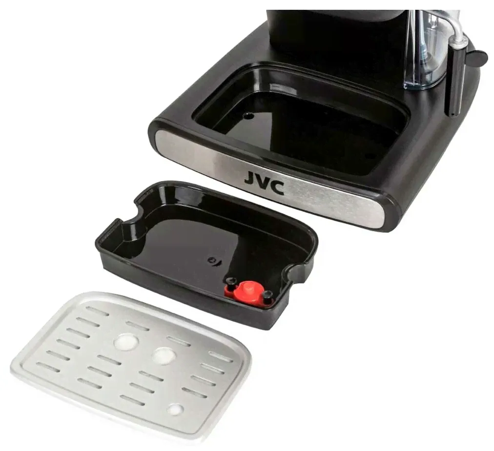 Ambiano Кофеварка JVC JK-CF26 со съемным контейнером 1,2 л и литым алюминиевым бойлером, раздача на 2 чашки, функция капучинатора, 850 Вт кофеварки и кофемашины-2