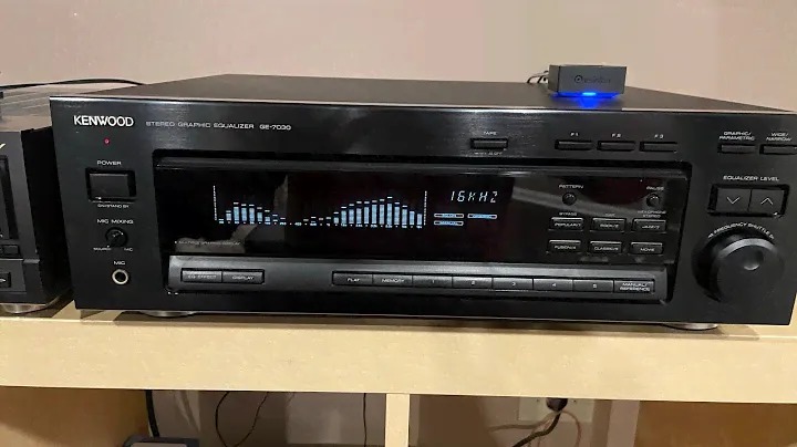 Kenwood GE-7030 (1992) EQ + JVC RX-9V (1987) 120WPC Receiver
