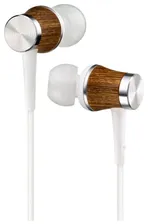 Наушники JVC проводные внутриканальные, модель HA-FW7-T-F, серия WOOD. Цвет: белый.
