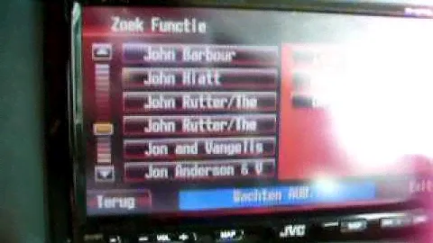 Artiest zoeken 2 40min! JVC KW-NX7000